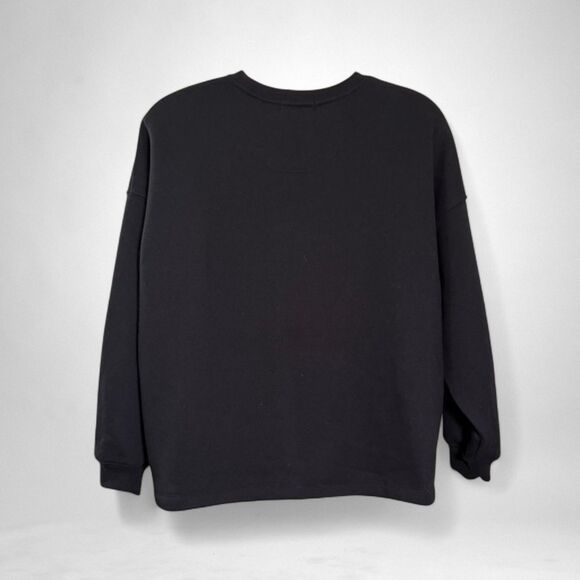 State of Mine Sparkle Christmas Merry Everything Sweatshirt Black, NWT Size XXL - Picture 4 of 7